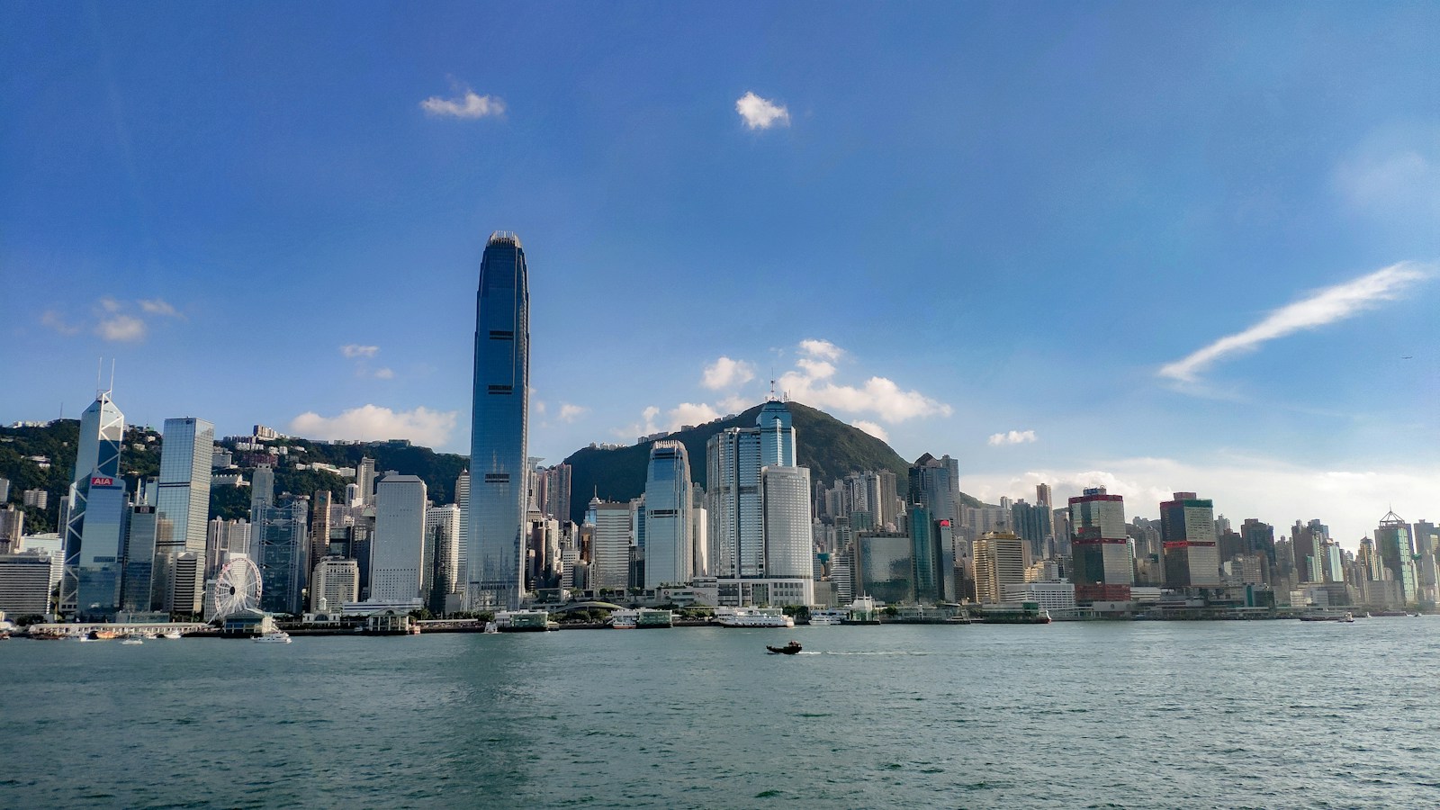 香港维多利亚港城市风光